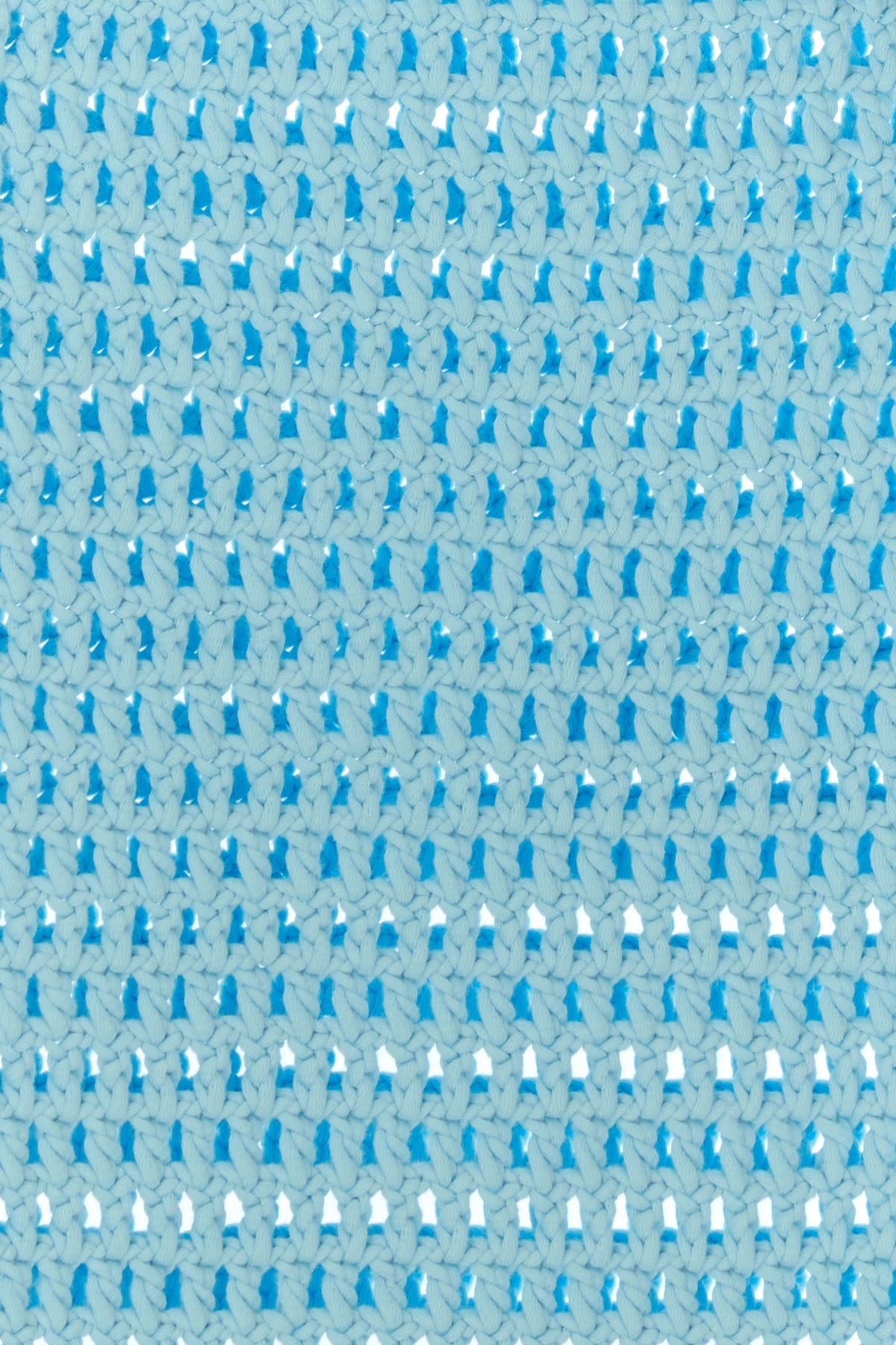 Light blue crochet dress - 3