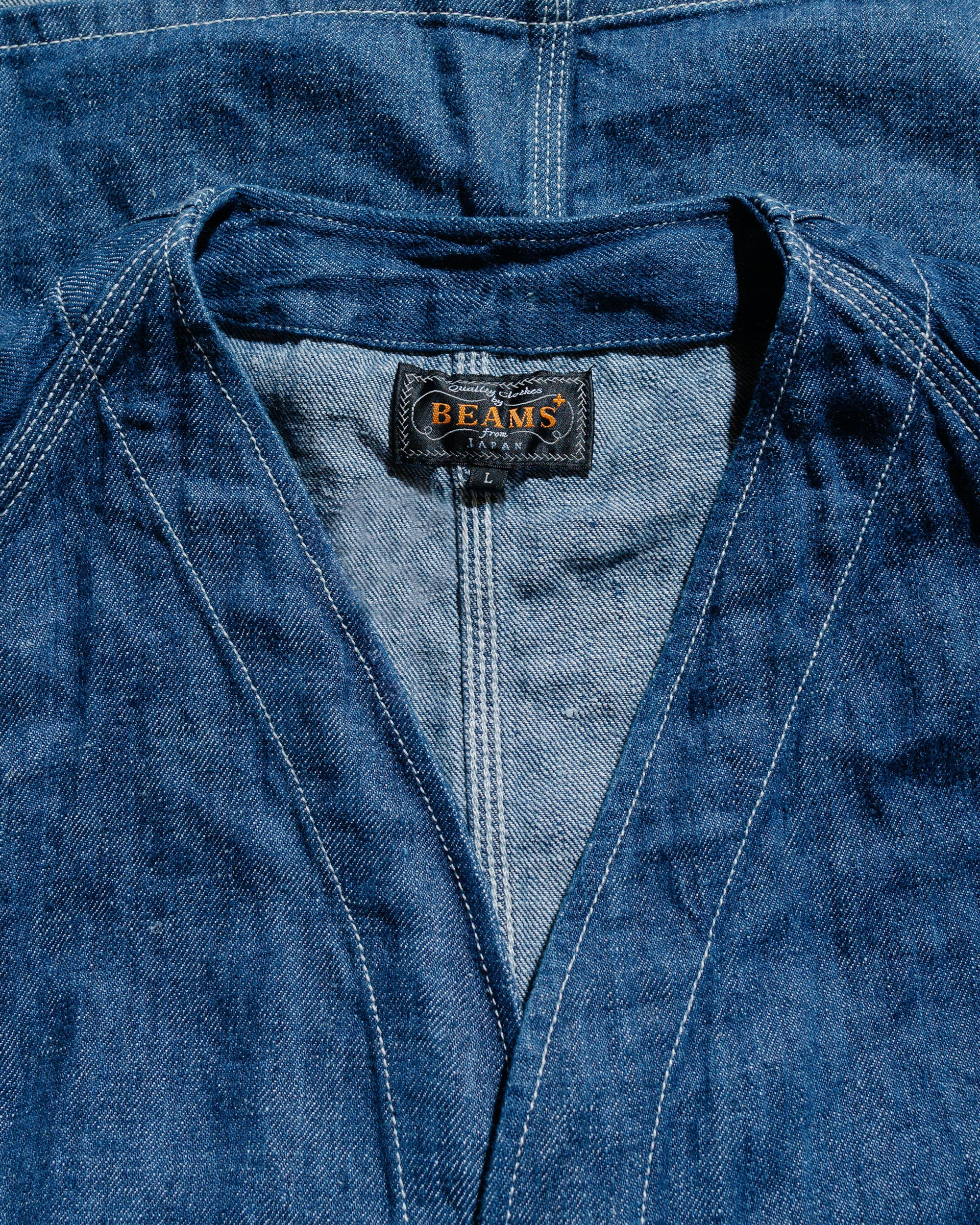 Engineer Jacket Twill Linen Indigo - 5