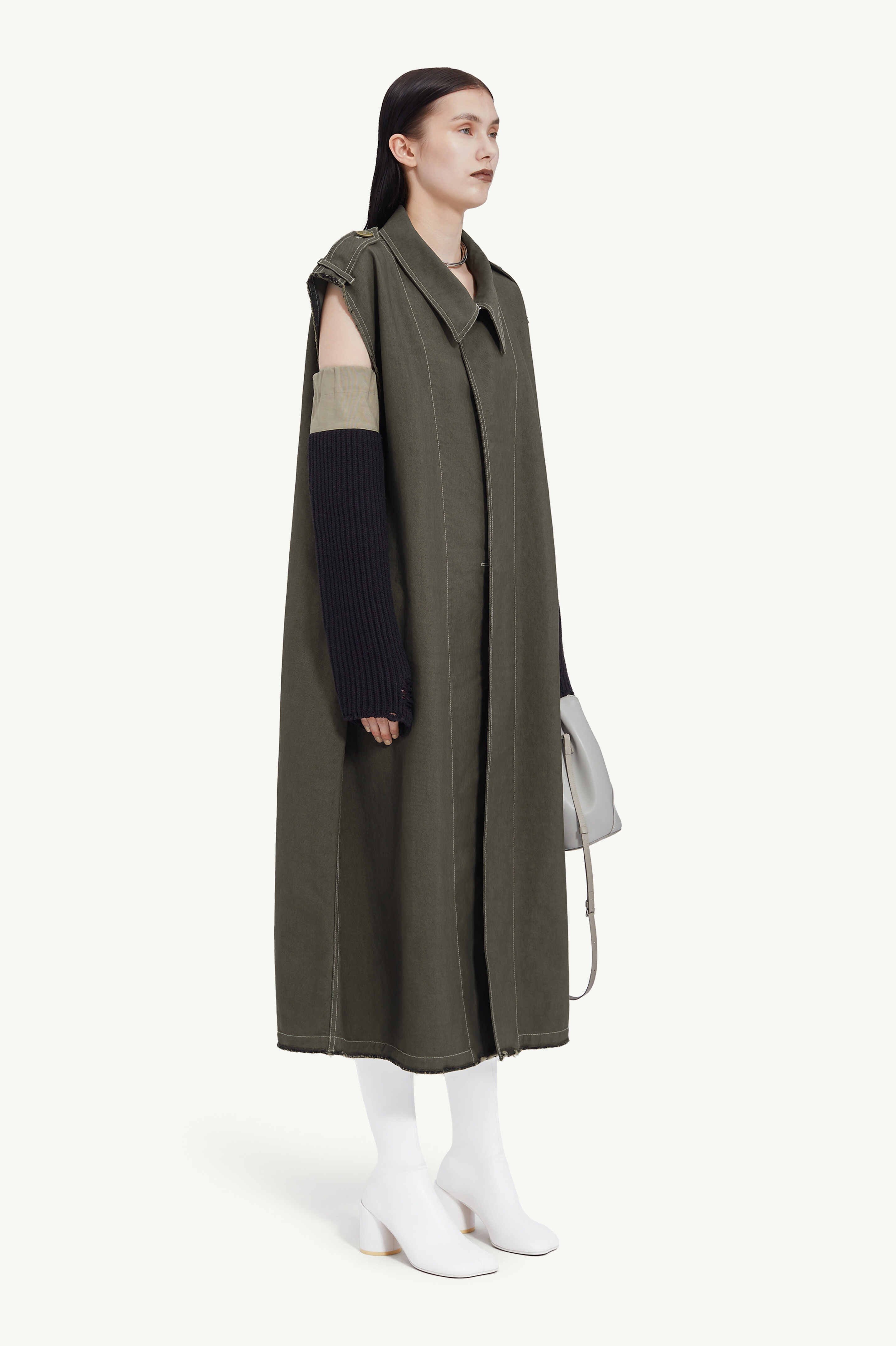 Sleeveless shirt dress - 3