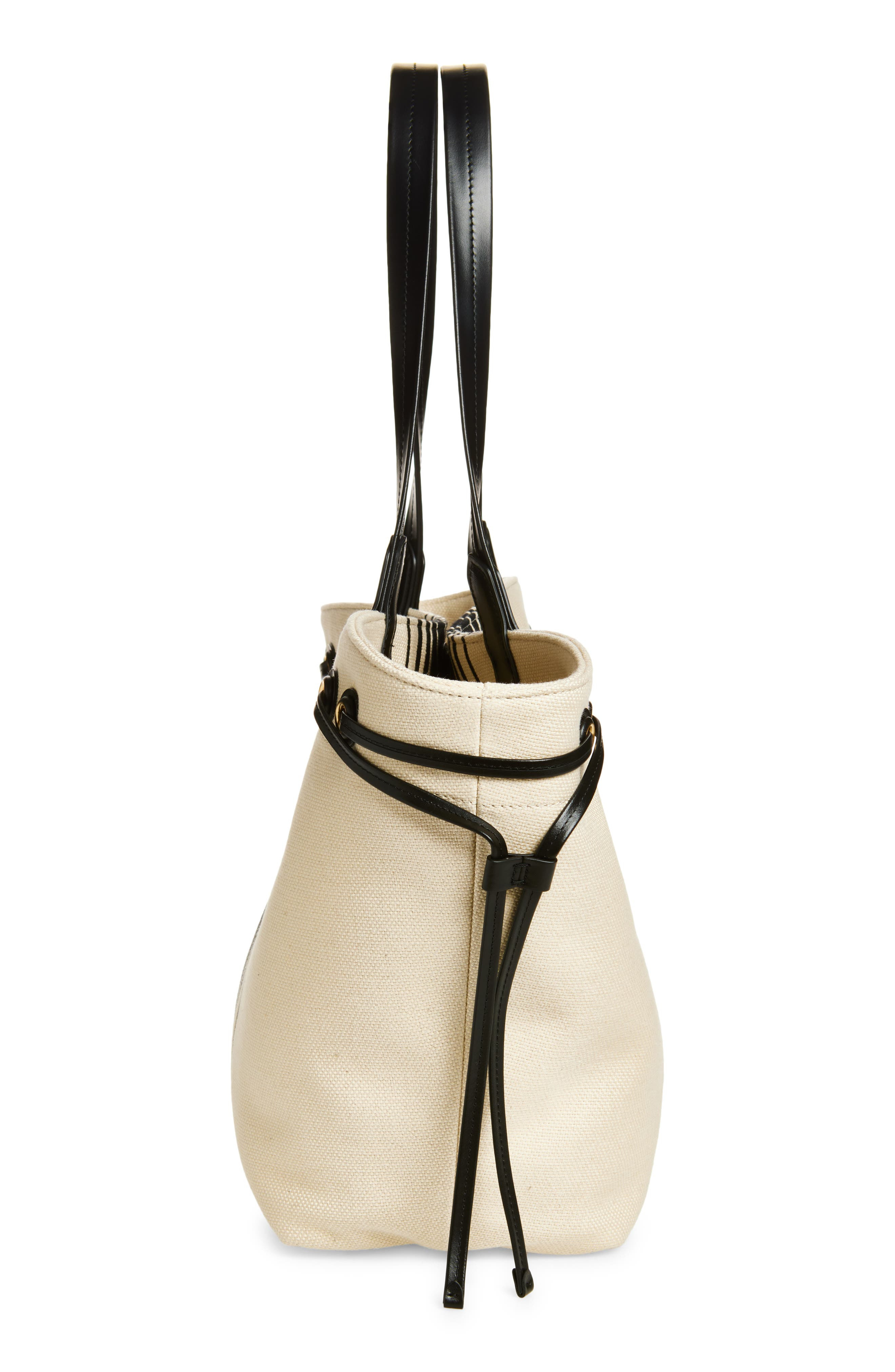 TOM FORD Large Stripe Jacquard Tote in 7Jn02 Natural/Black/Black at Nordstrom - 4