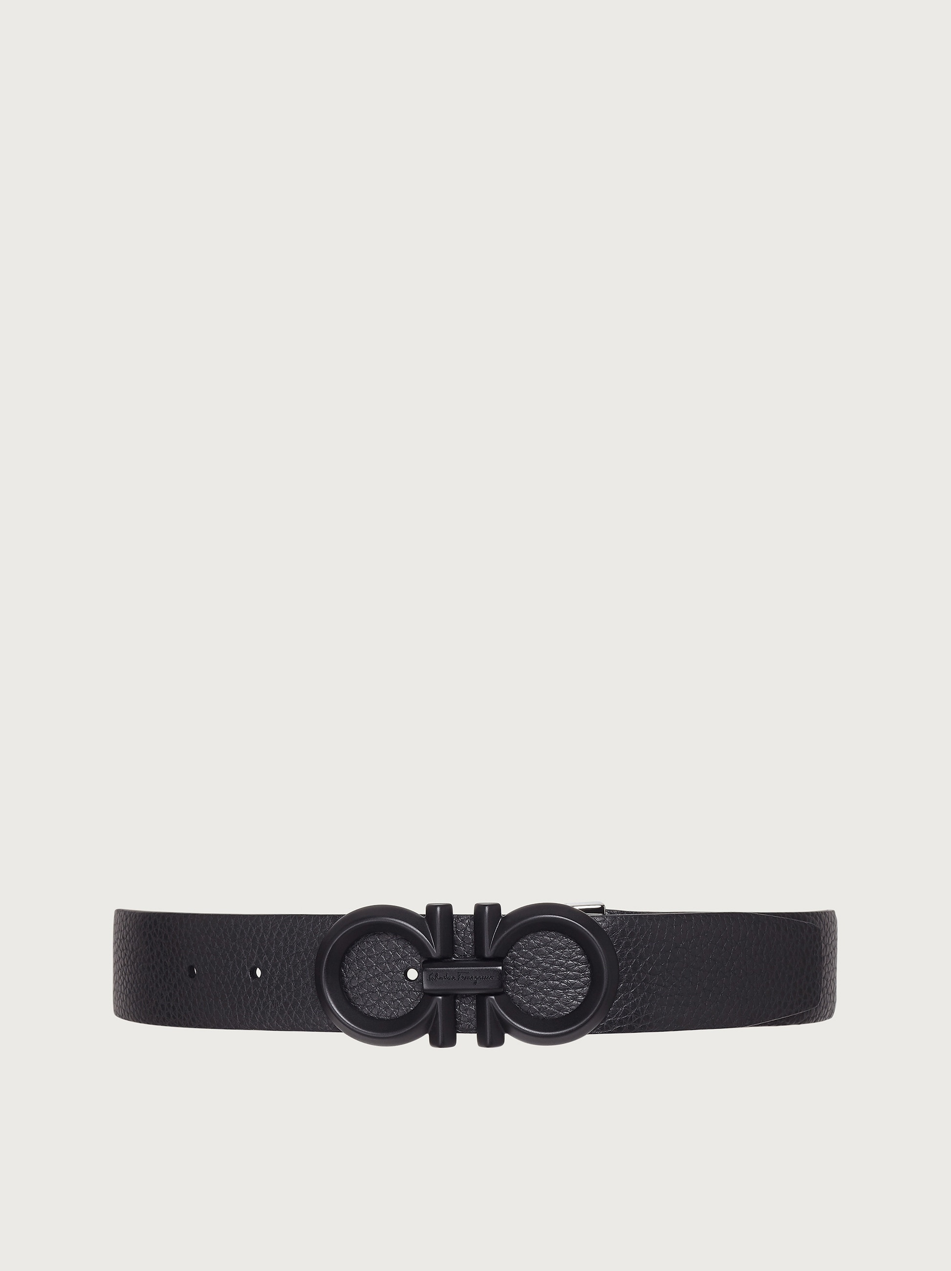 Reversible and adjustable Gancini belt - 1