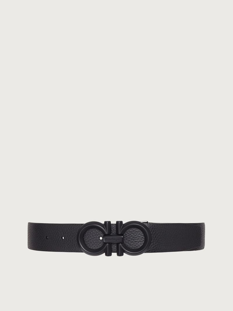 Reversible and adjustable Gancini belt 1
