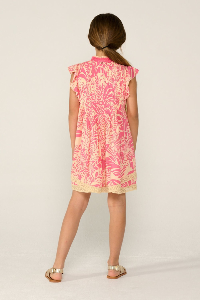 Mini Dress Sasha for girls - Pink Toucan 6