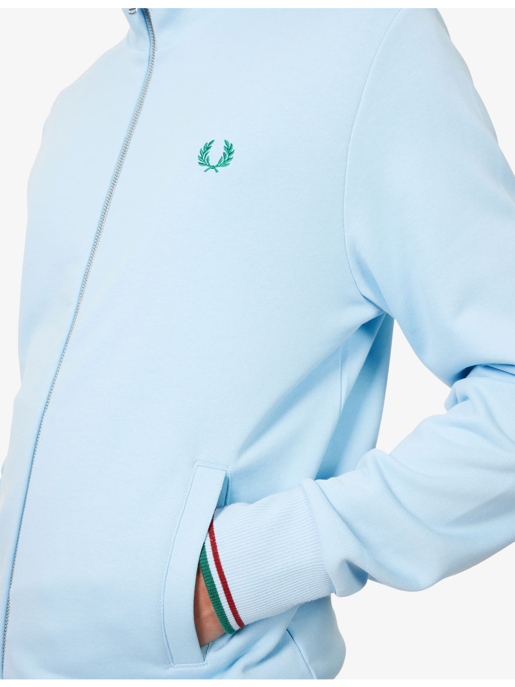 Embroidered-Logo Zip-Through Cotton-Jersey Jacket - 5