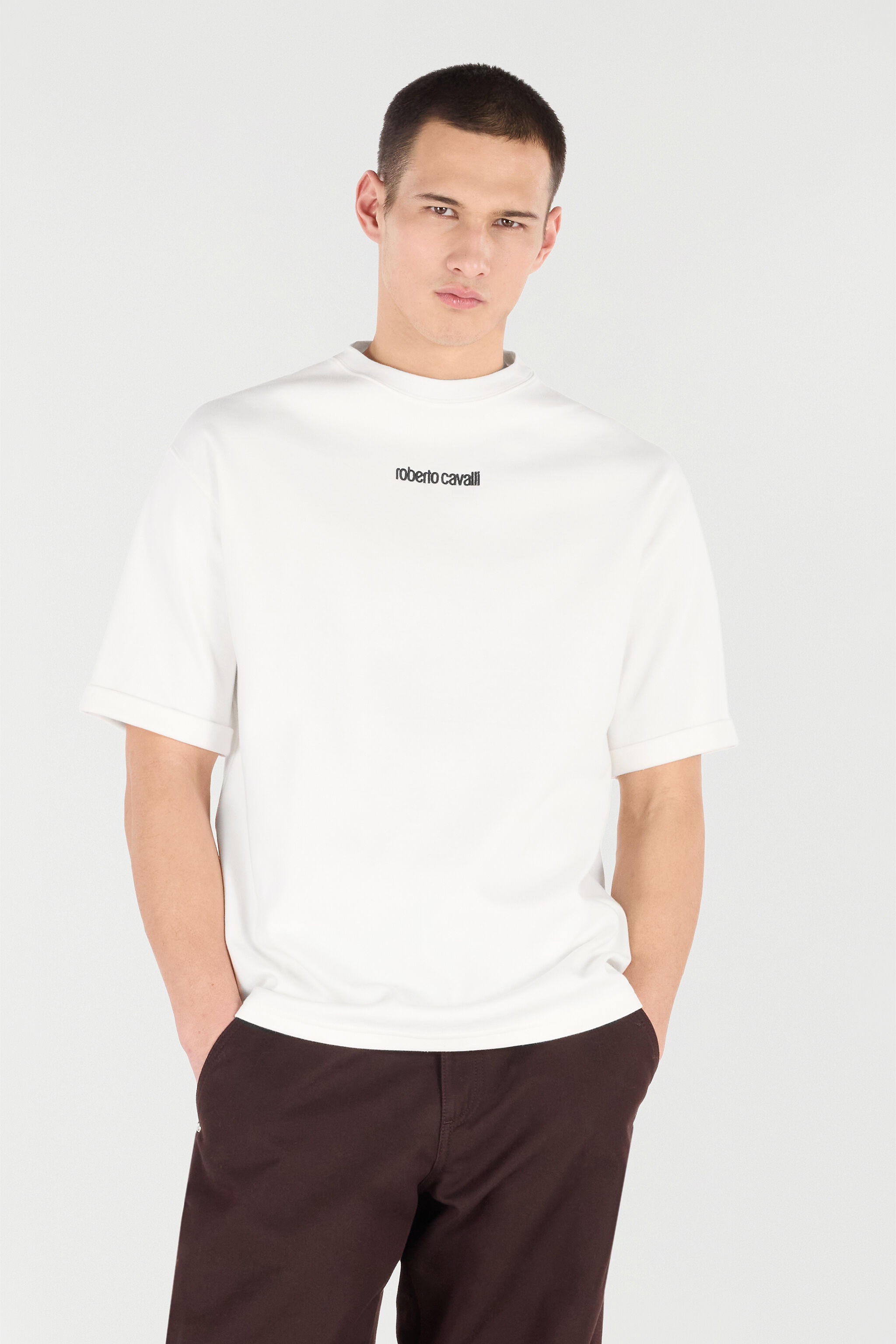 T-Shirt with Embroidered Logo - 3