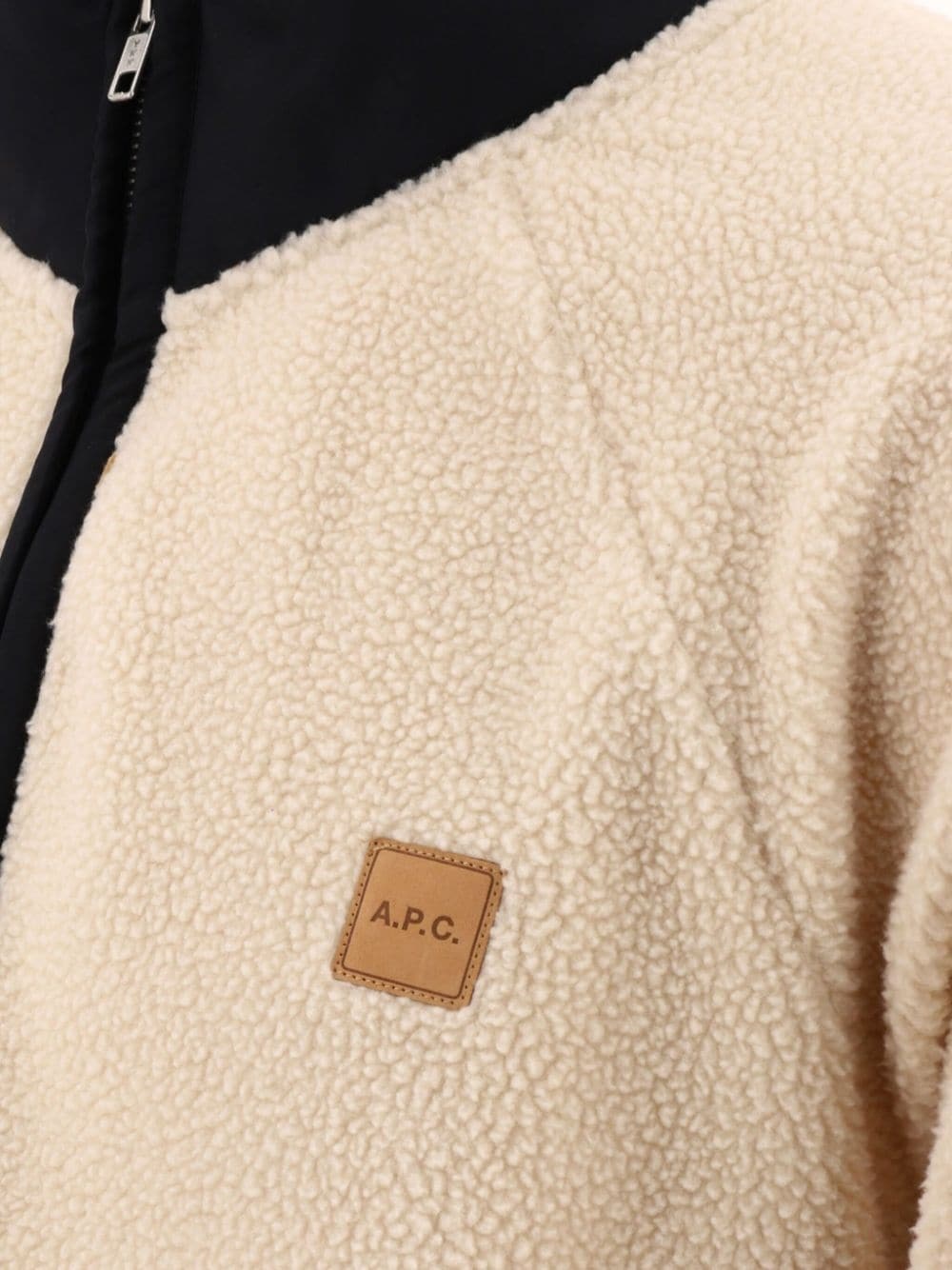 logo-appliquÃ© half-zip sweatshirt - 4