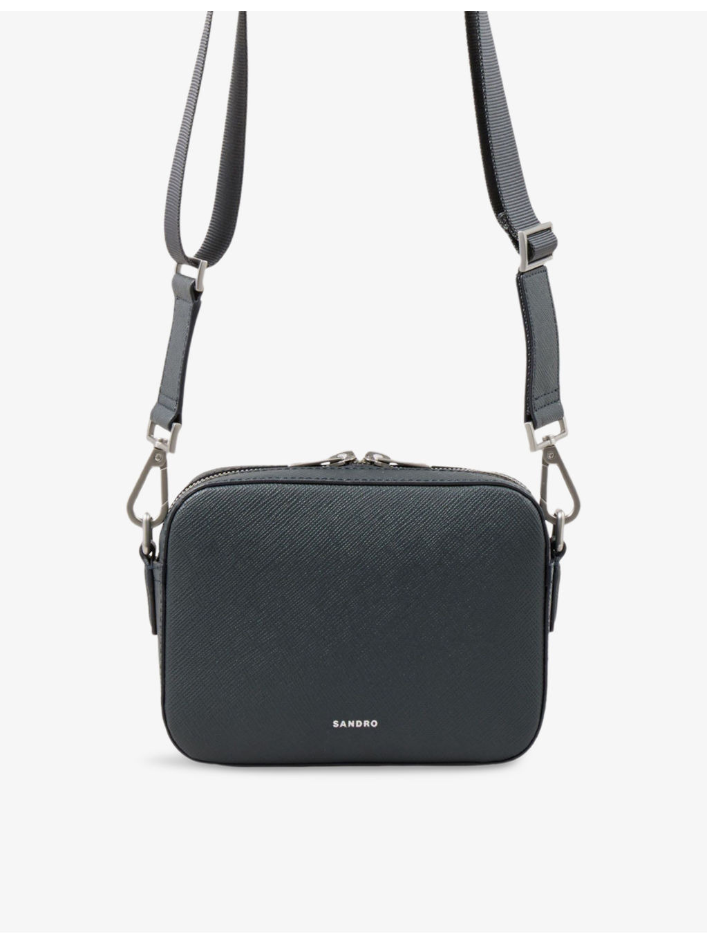 Logo-embellished leather cross-body bag - 4