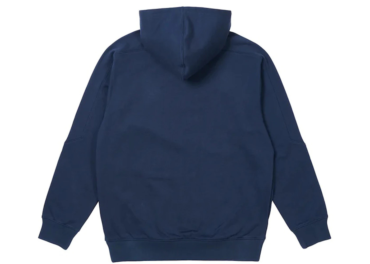 Palace Slant 1/4 Zip Hood Blue - 2