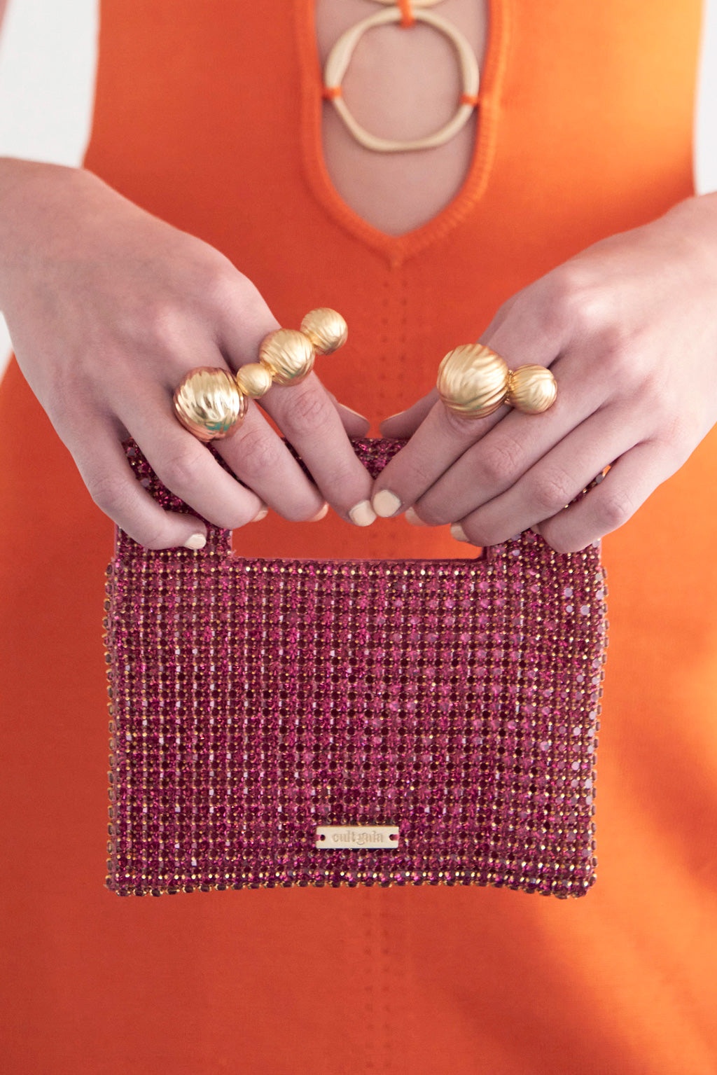 LUCINDA NANO RHINESTONE CLUTCH - 3