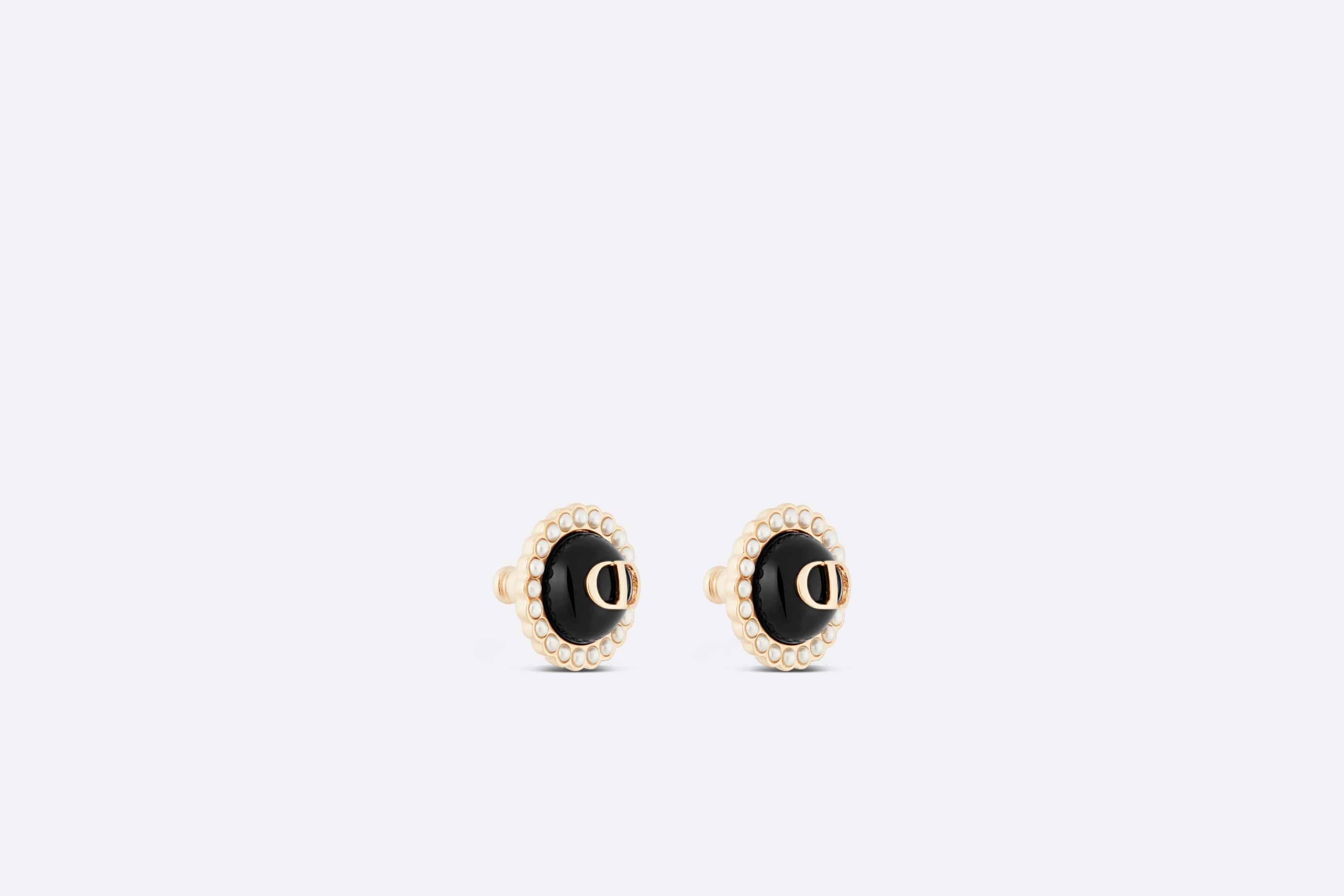 Petit CD Baroque Stud Earrings - 2