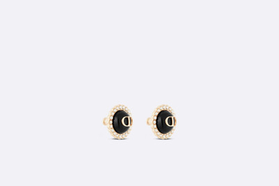 Dior Petit CD Baroque Stud Earrings outlook