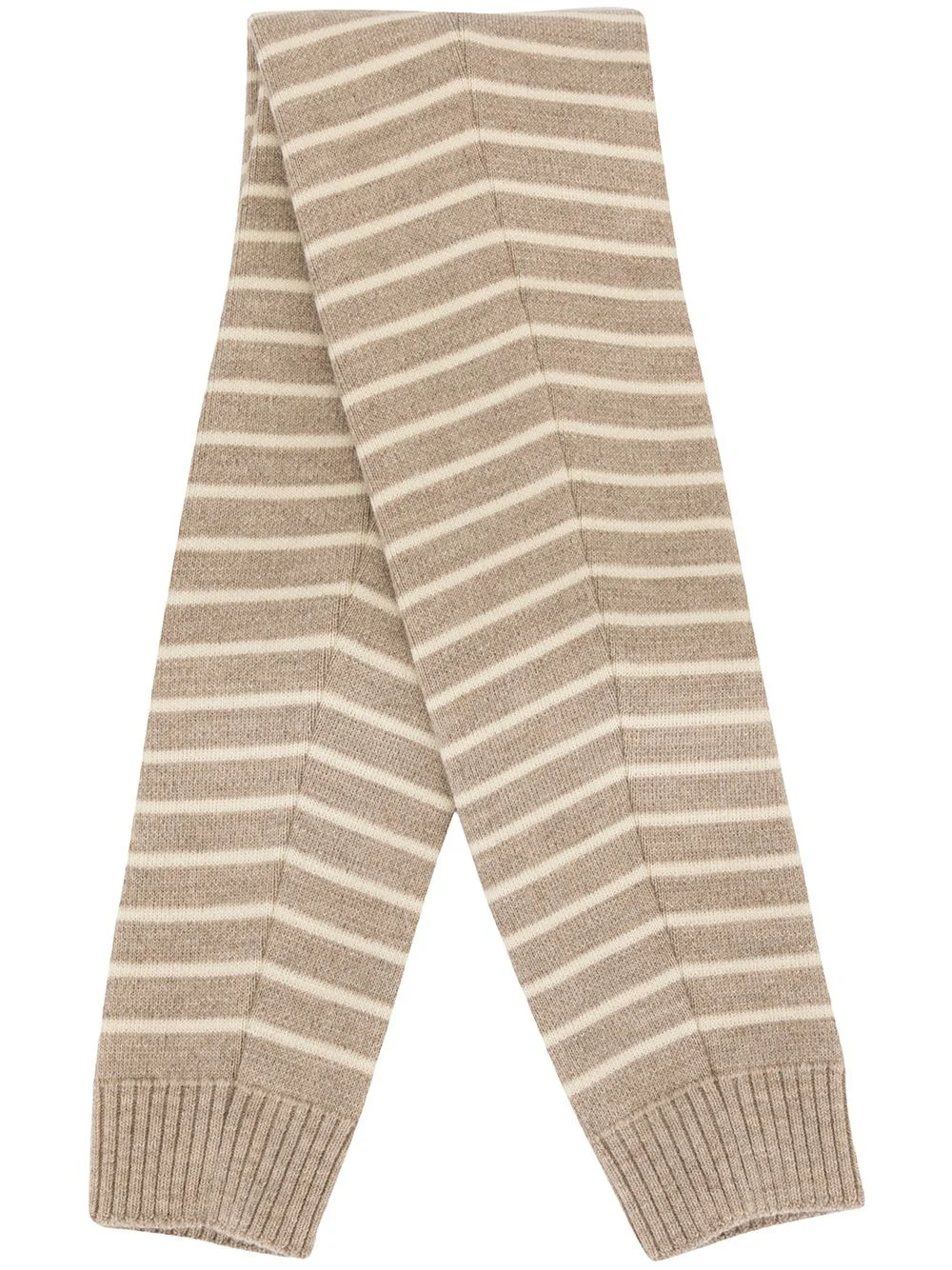striped tube scarf - 1