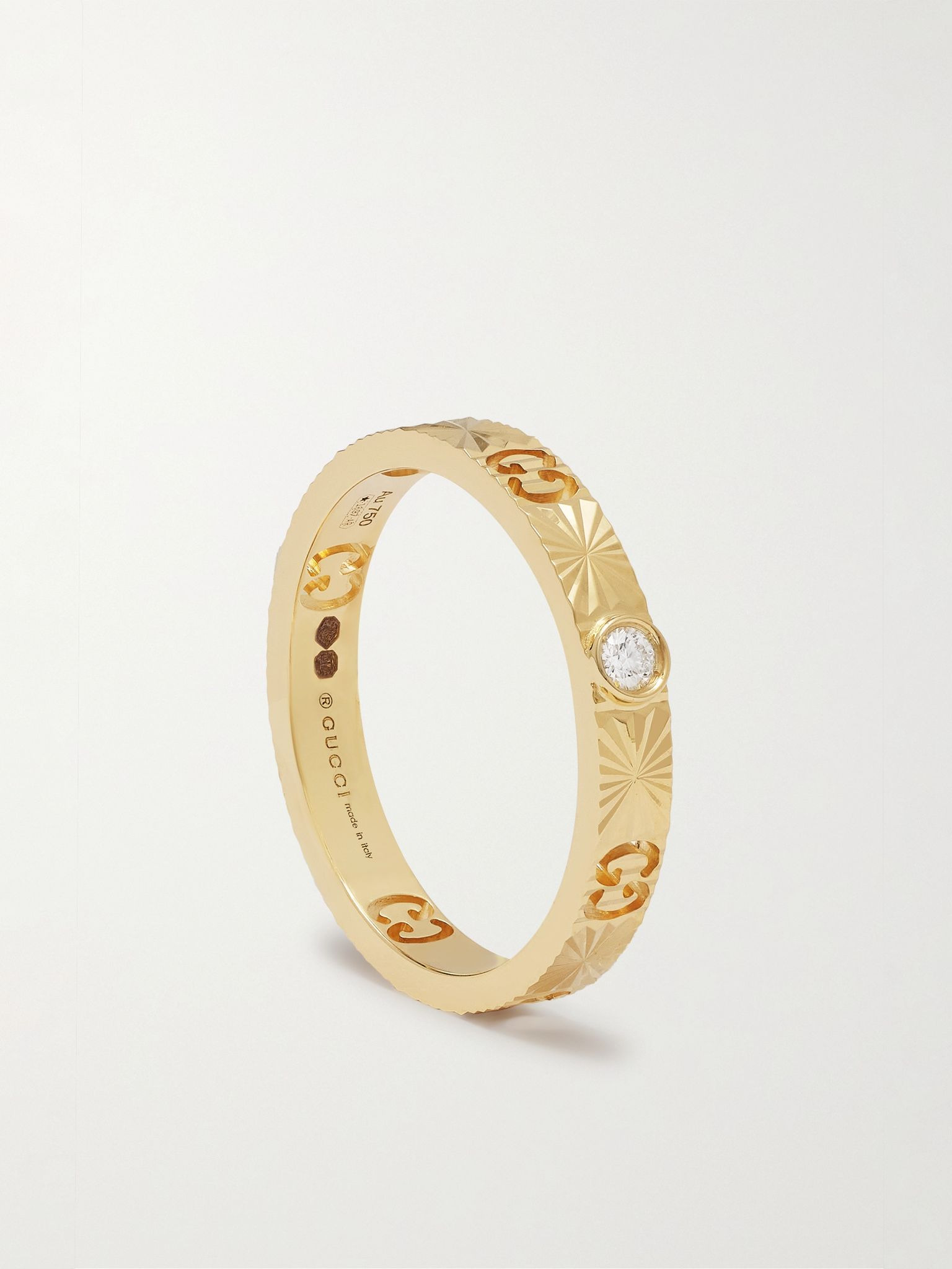 Icon 18-karat gold diamond ring Gold - 5