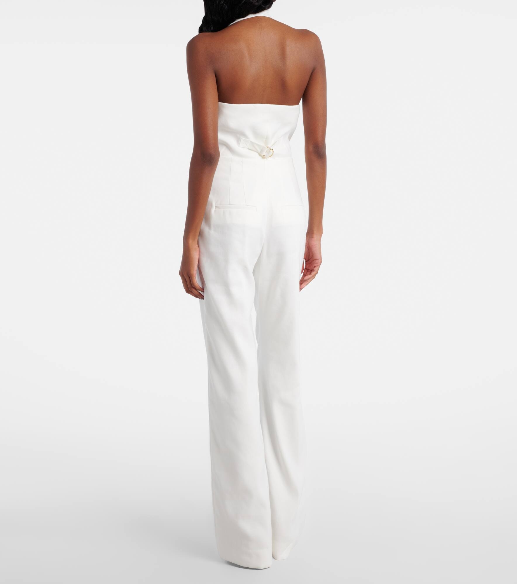 Jude linen-blend wide-leg pants - 3