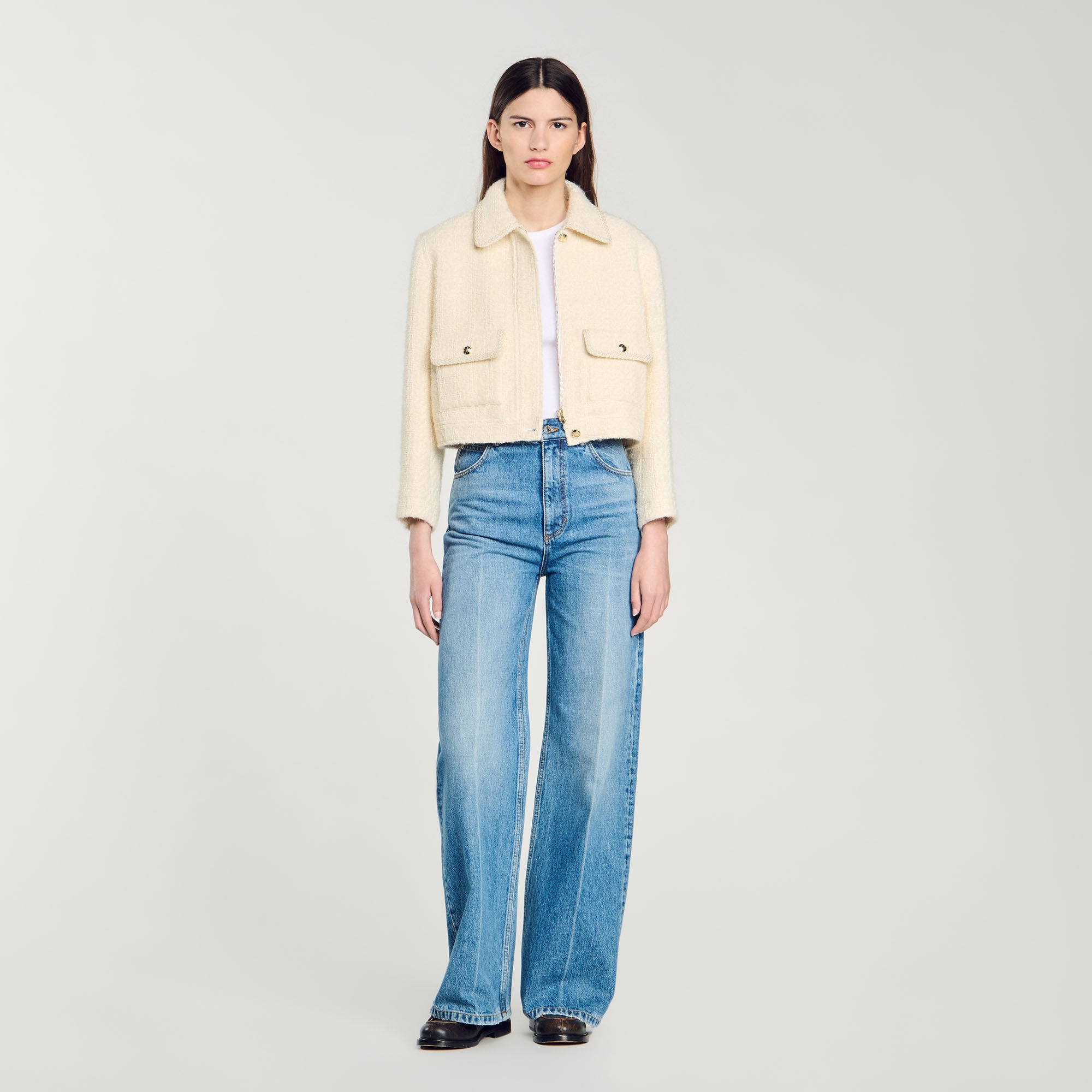 CROPPED TWEED JACKET - 3