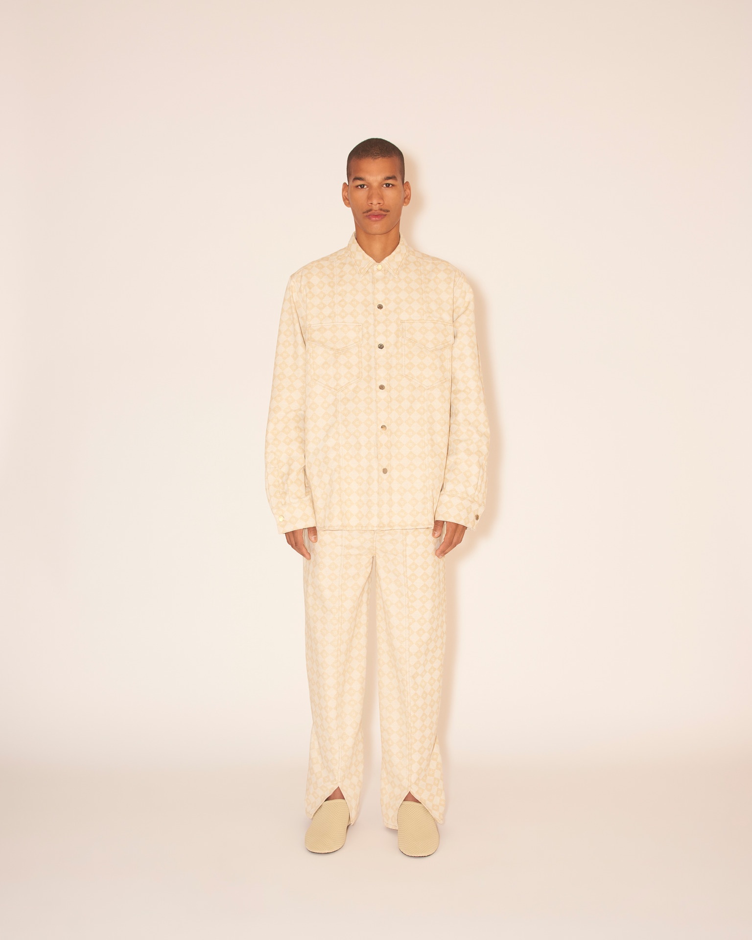 TRISTO - Patch pocket overshirt - Natural - 2