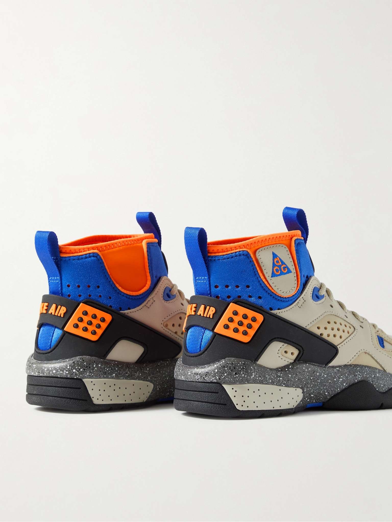 ACG Air Mowabb Suede, Neoprene and Rubber High-Top Sneakers - 5