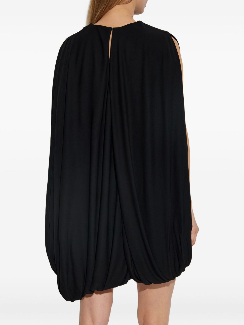 draped bubble mini dress - 4
