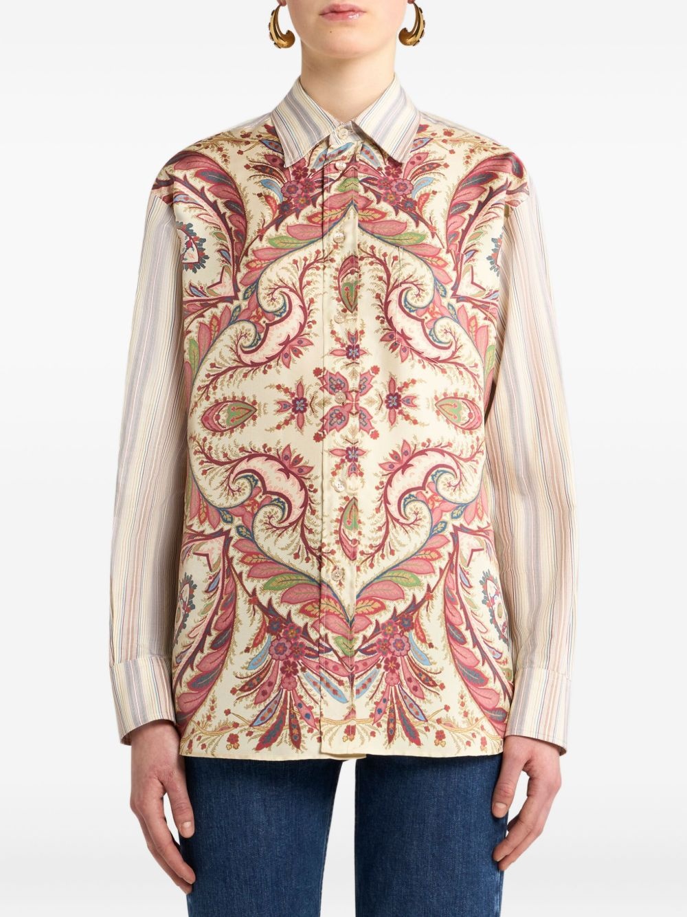 paisley-print shirt - 2