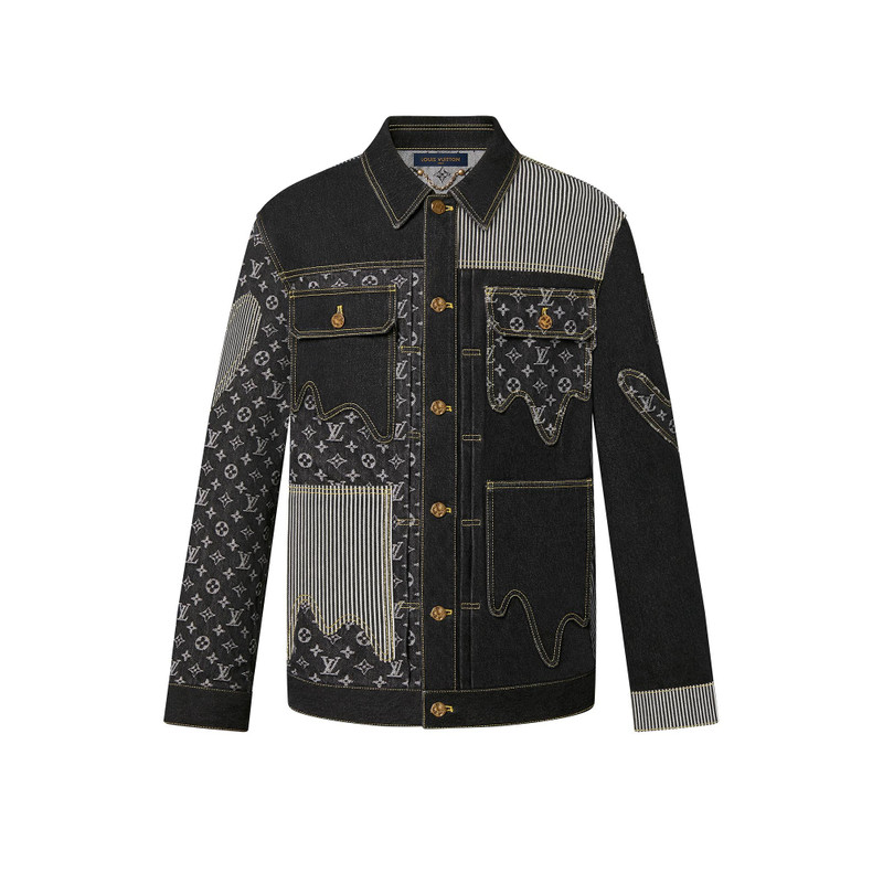 Monogram Crazy Denim Workwear Jacket - 1
