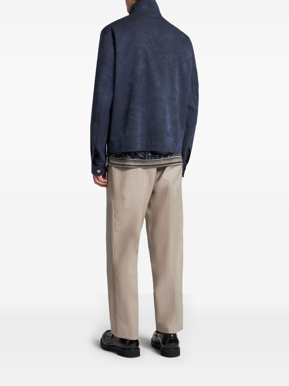 jacquard bomber jacket - 3
