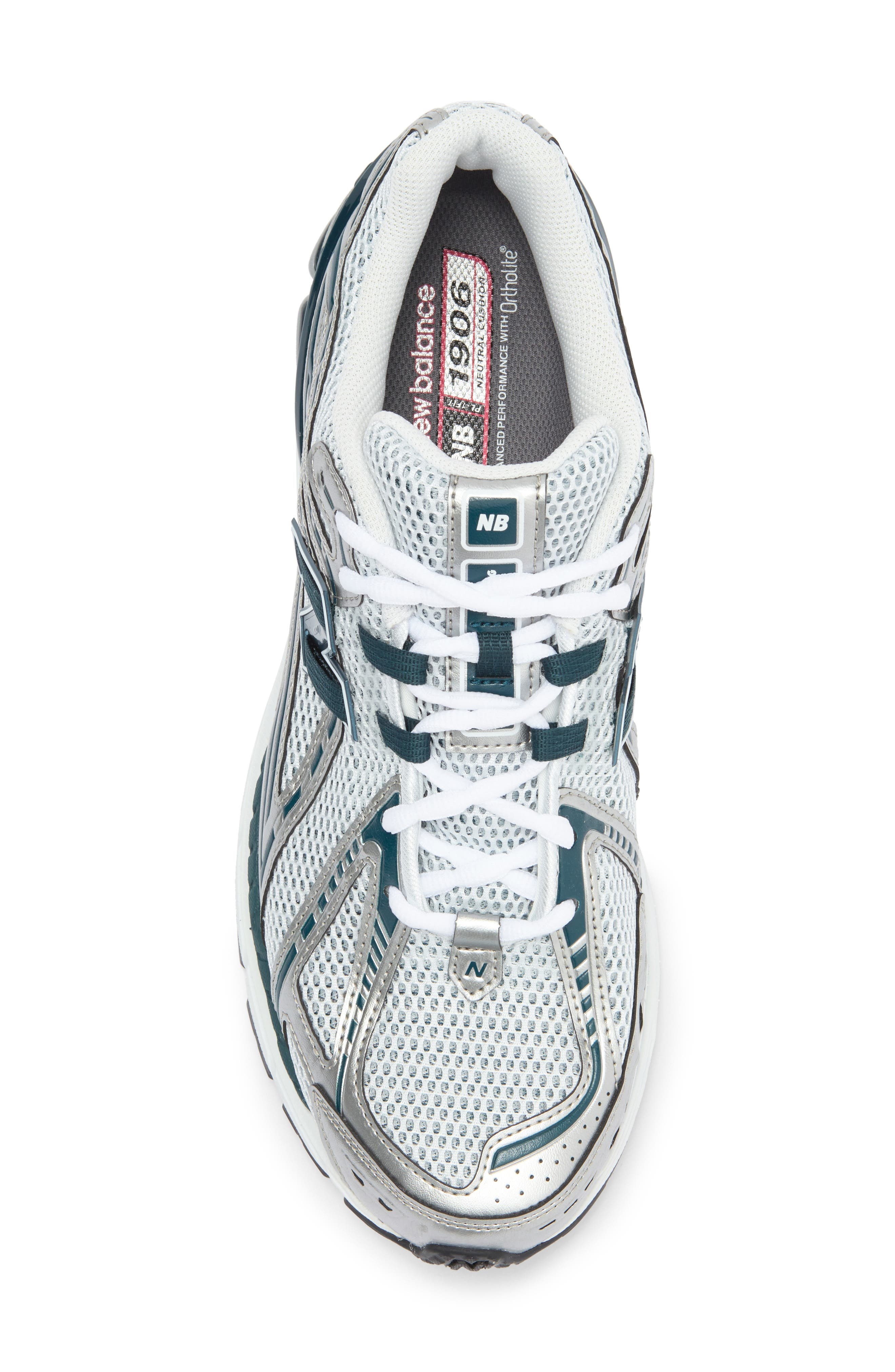New Balance Gender Inclusive 1906R Running Shoe in Silver Metallic/Deep Ocean at Nordstrom - 5