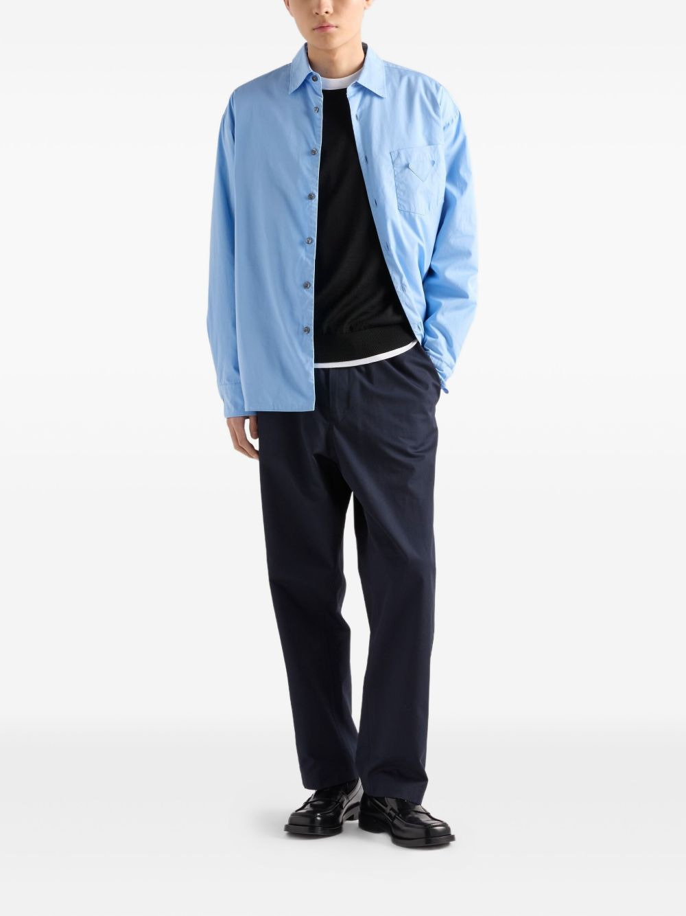 Worsted wool crew-neck sweater - 2