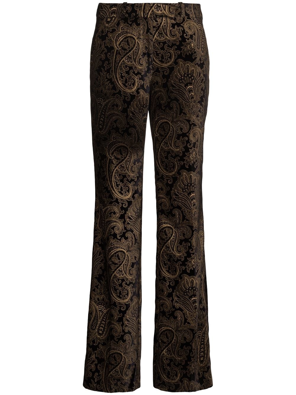 paisley-print trousers - 1