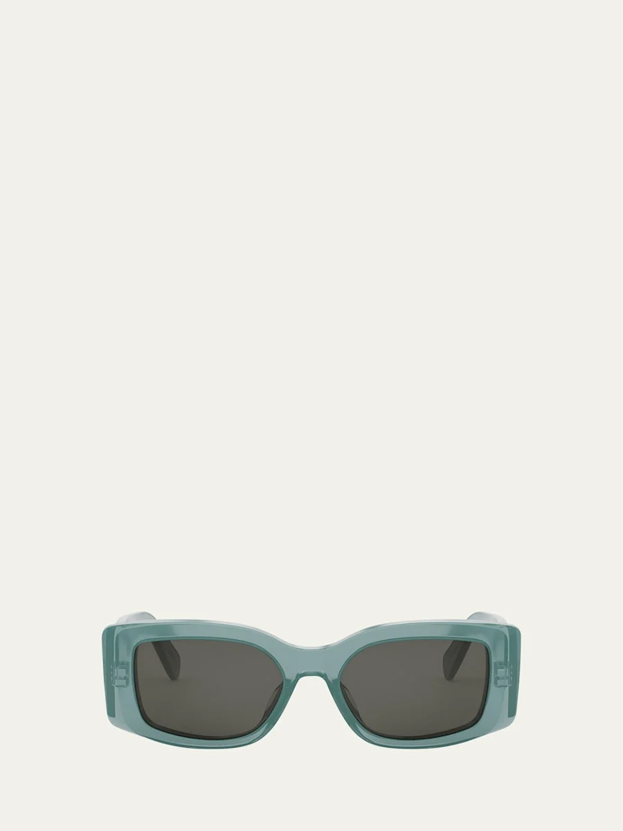 Triomphe Acetate Rectangle Sunglasses - 1