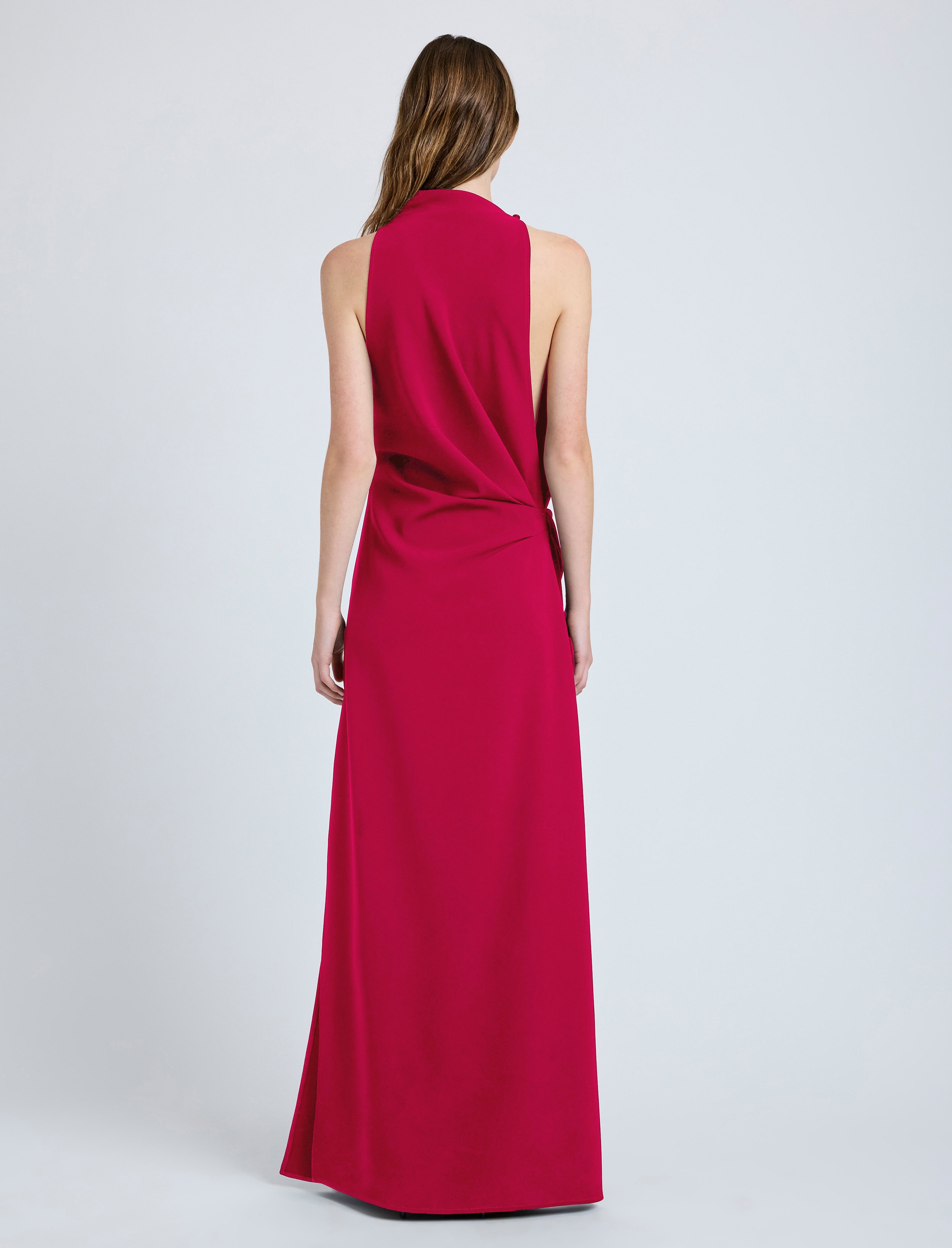 Devyn Dress in Matte Double Crepe - 3