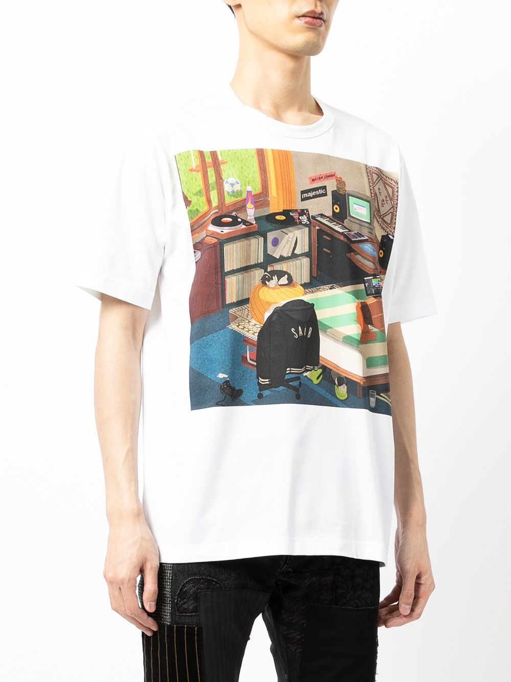 graphic-print T-shirt - 3