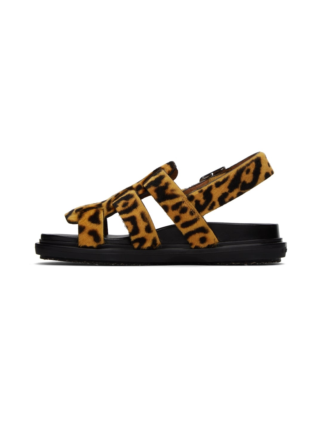 Orange Fussbett Sandals - 3