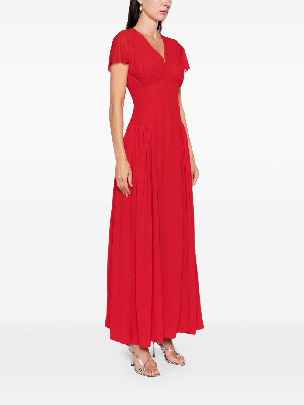 V-neck maxi dress - 3