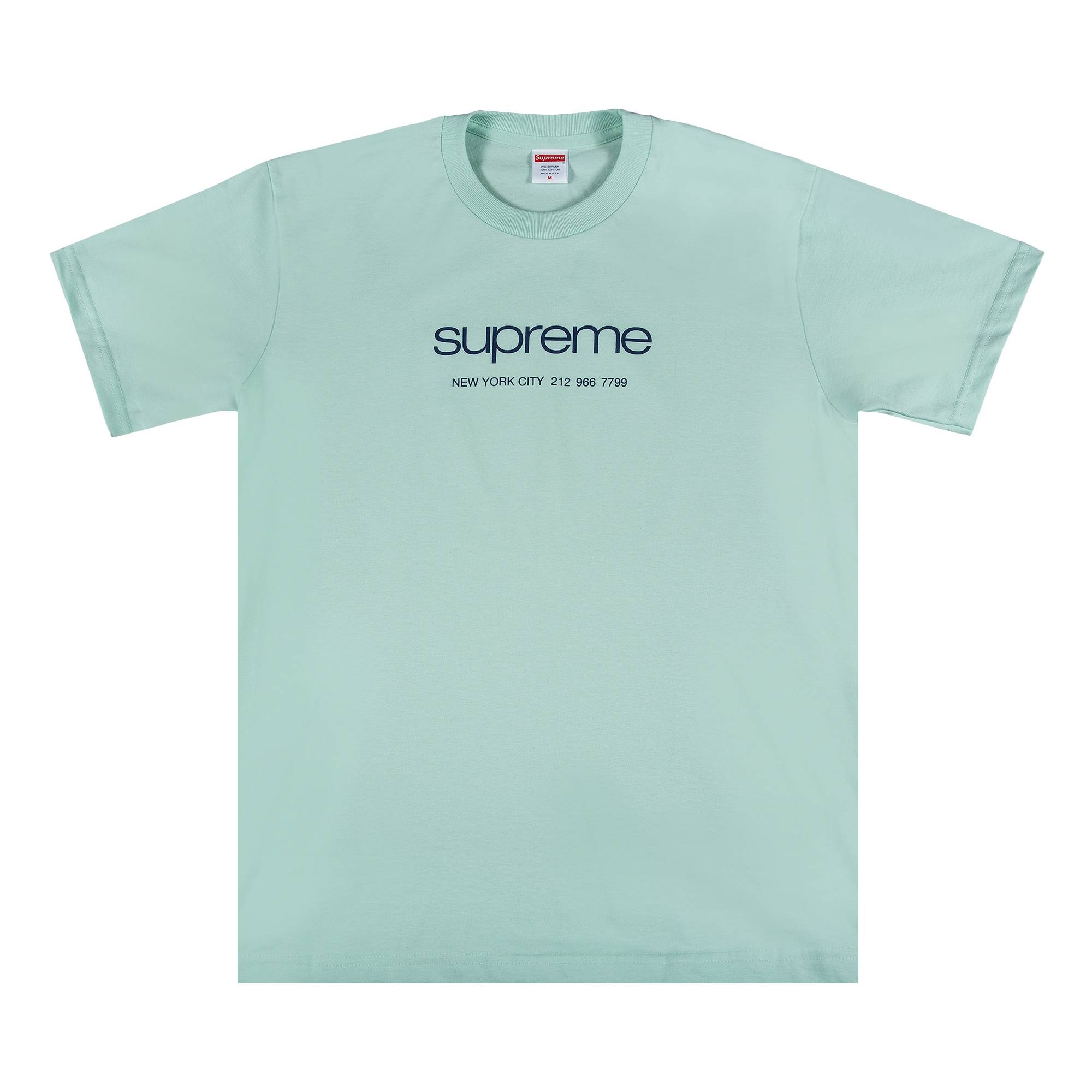 Supreme Shop Tee 'Light Teal' - 1