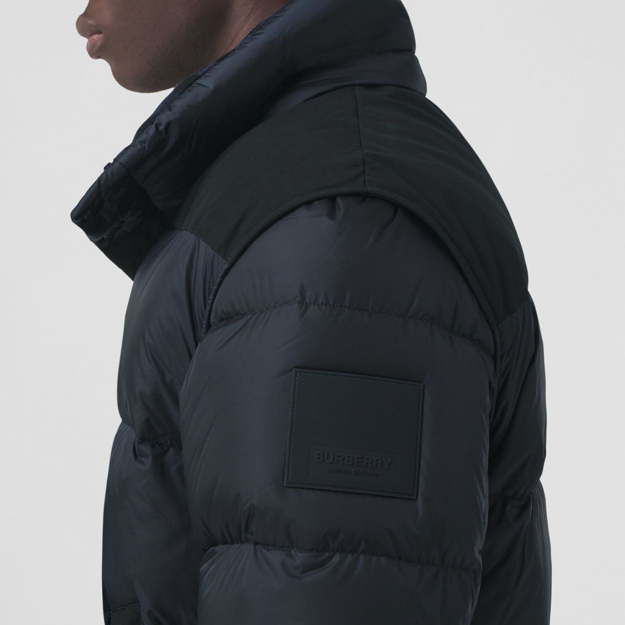 Detachable Sleeve Hooded Puffer Jacket - 5