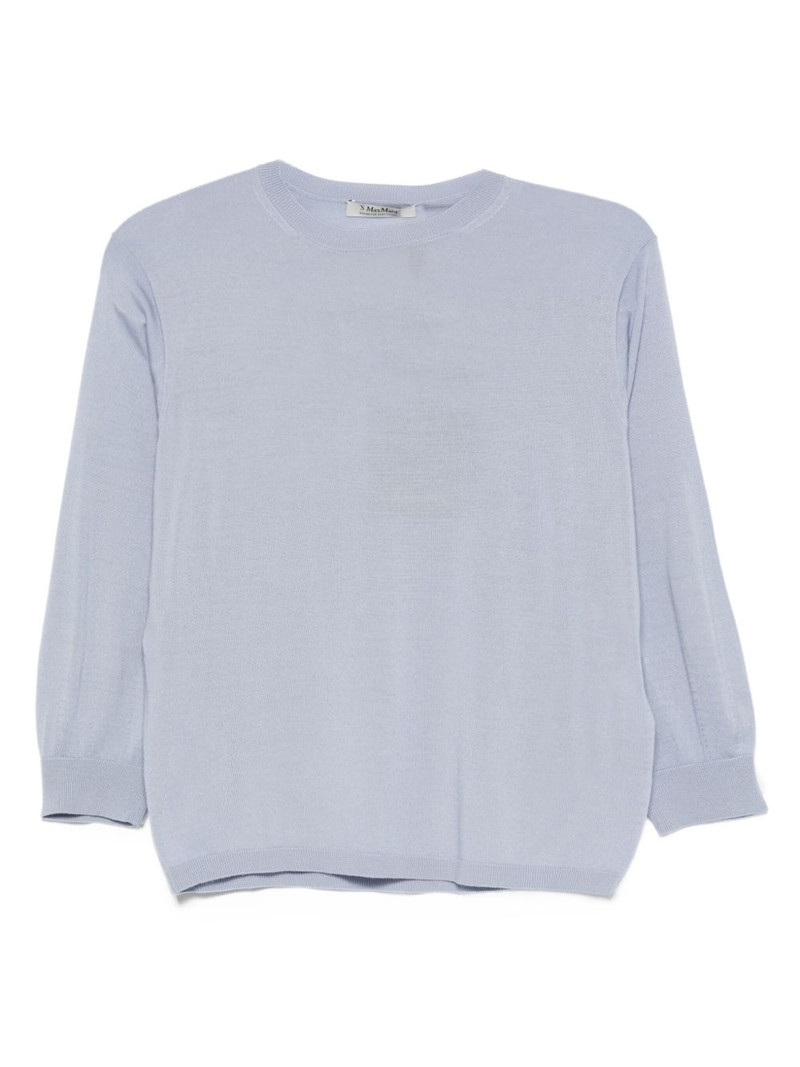 round-neck wool top 1