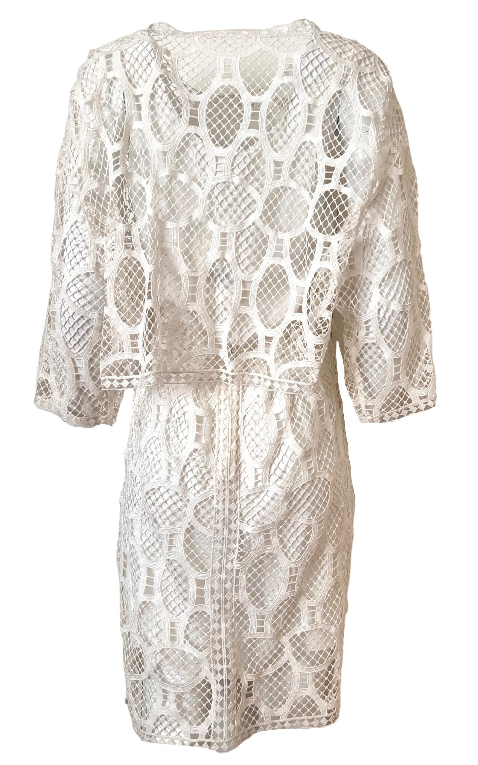 Crochet Lace Cotton Dress - 6