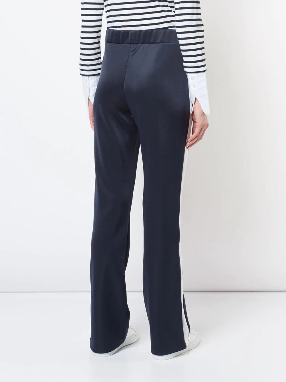 side stripe track pants - 4