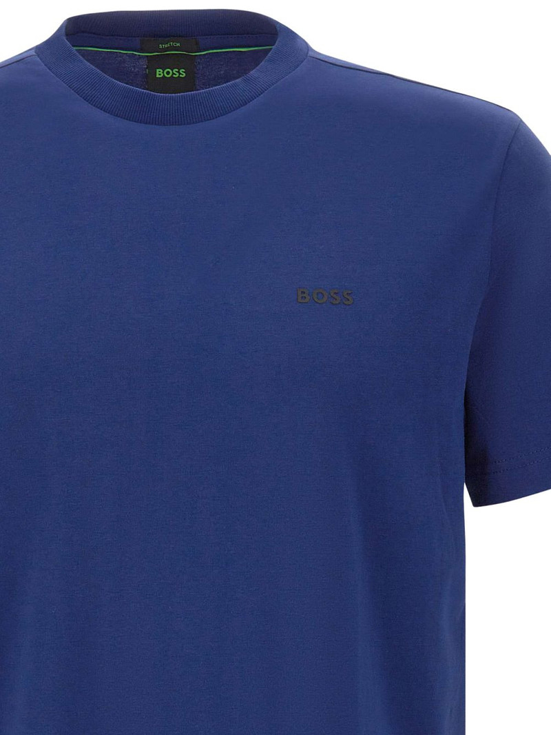logo-print jersey T-shirt 4
