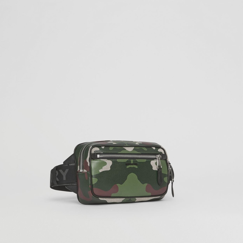 Camouflage Print Cotton Canvas Bum Bag 7