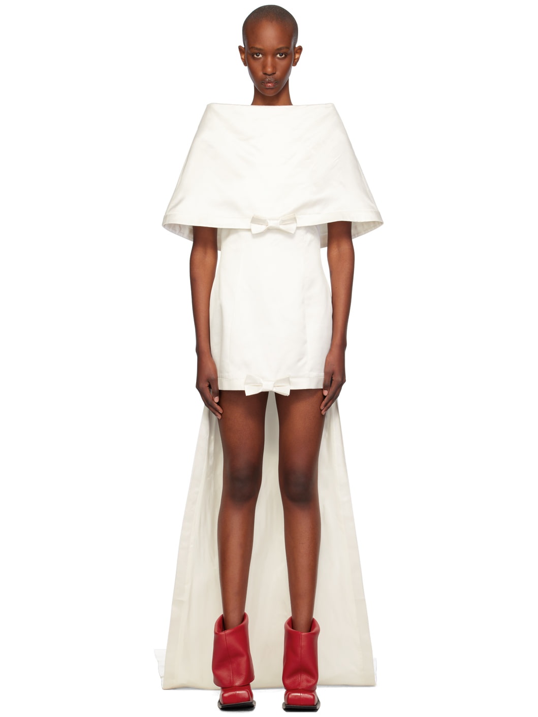 White Mimi Bridal Minidress - 1