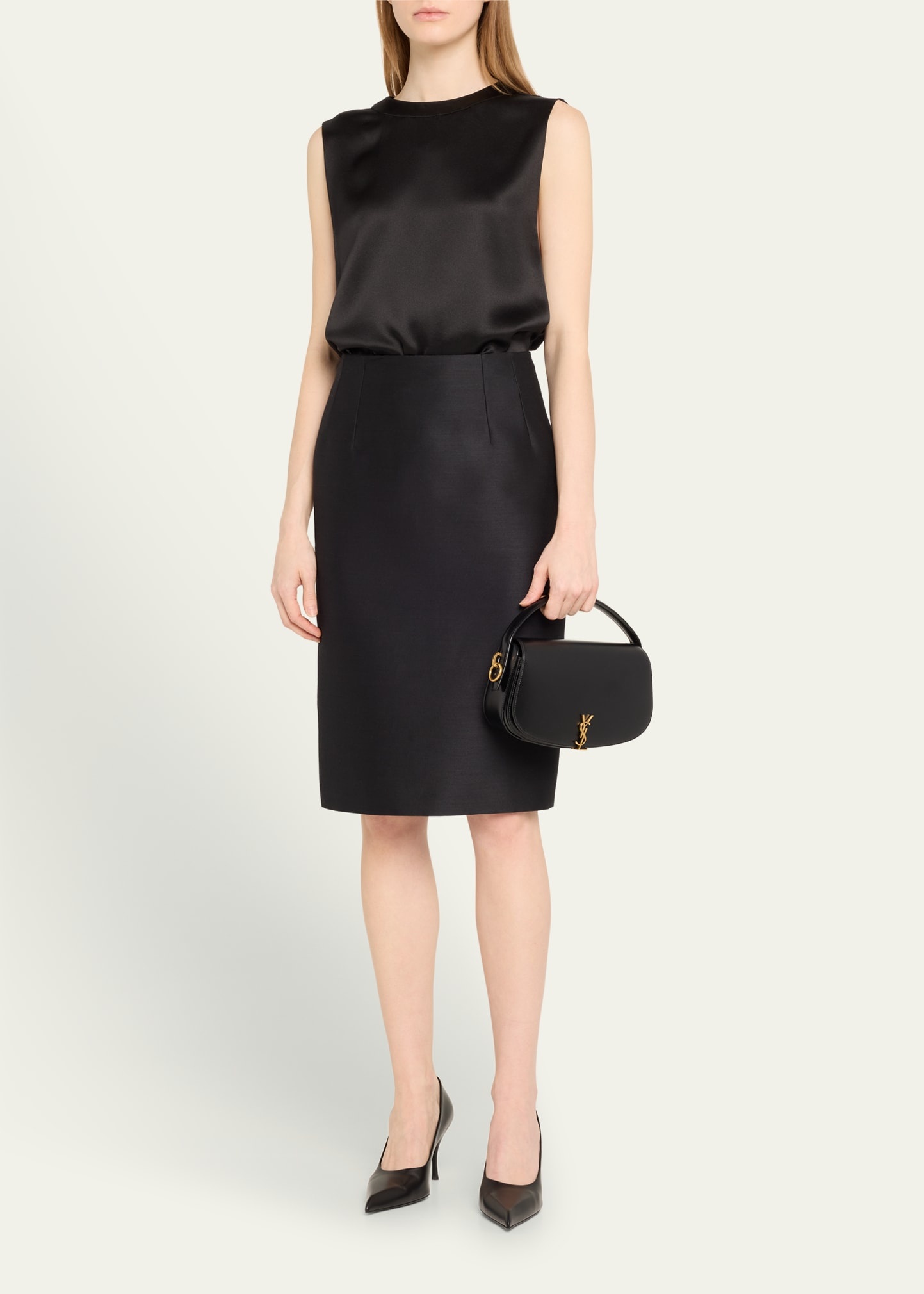 YSL Flap Crossbody Bag in Leather - 5