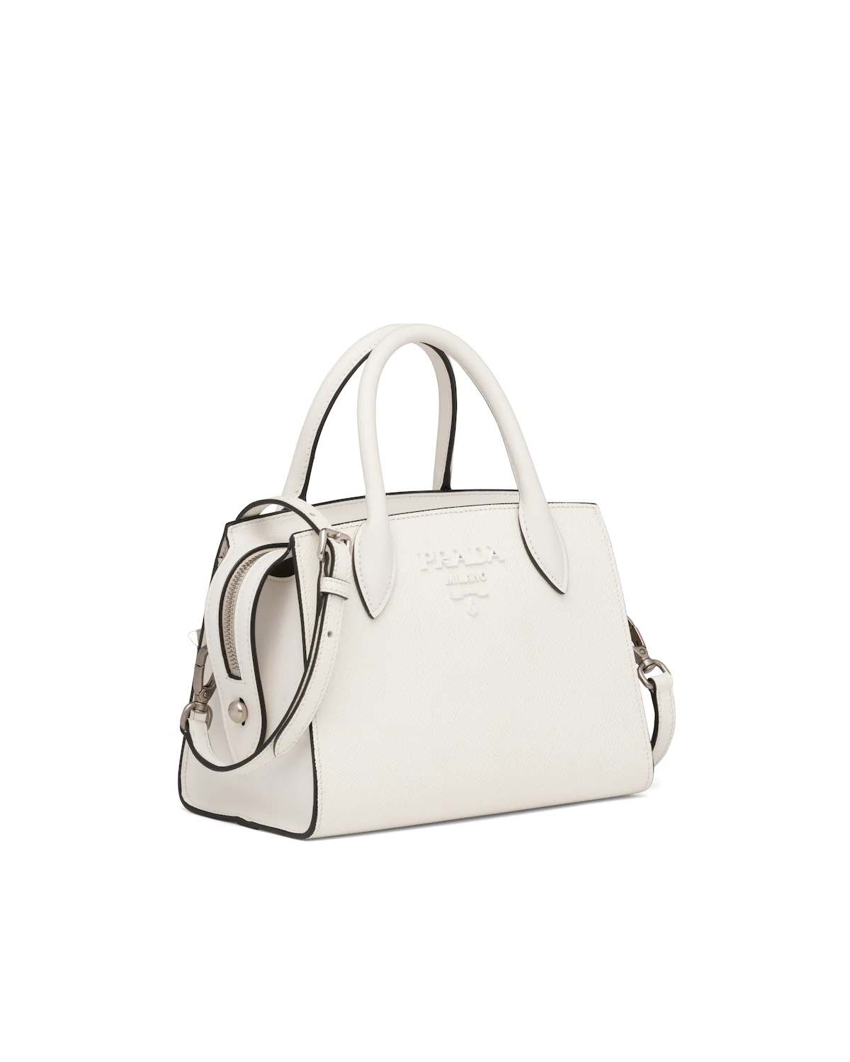 Saffiano Leather Prada Monochrome Bag - 6