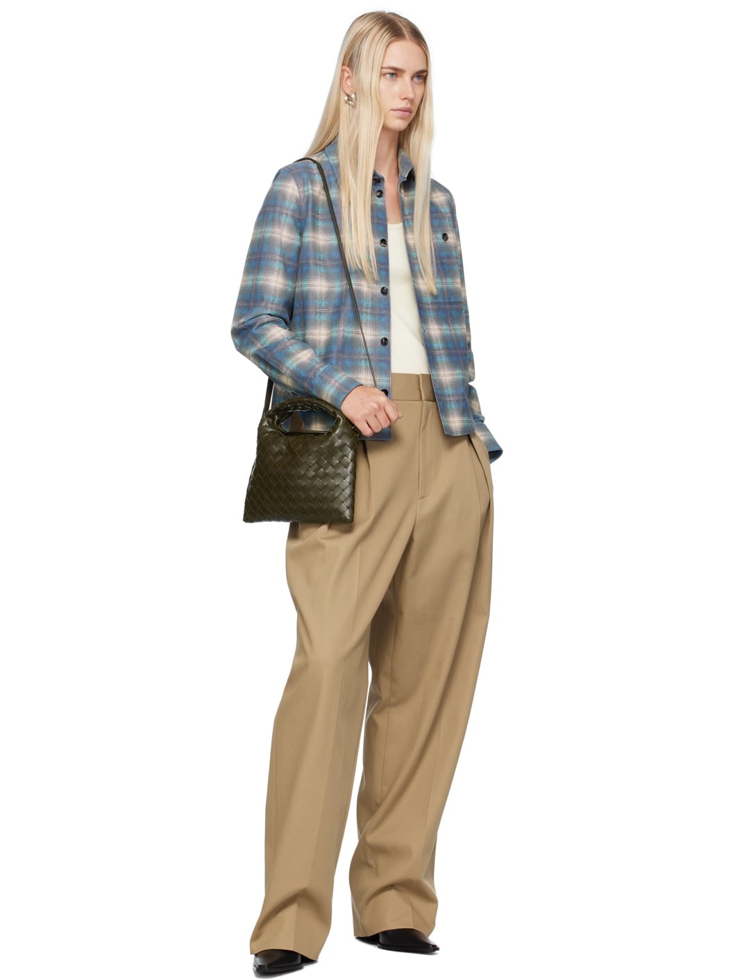 Khaki Mini Hop Bag - 4