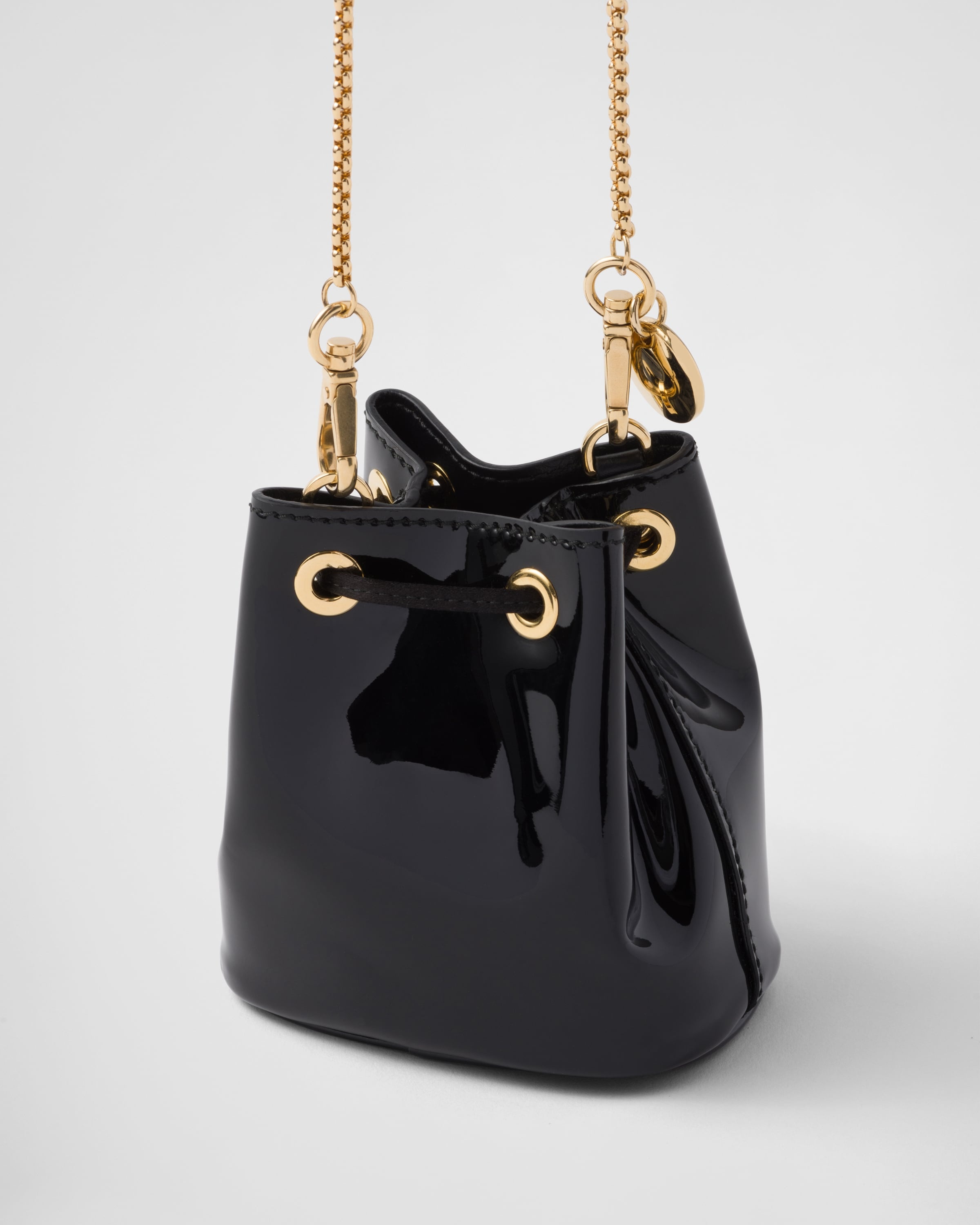 バッグ PRADA ENAMEL PATENT MINI BOSTON HAND BAG PRADA ENAMEL PATENT MINI BOSTON HAND BAG