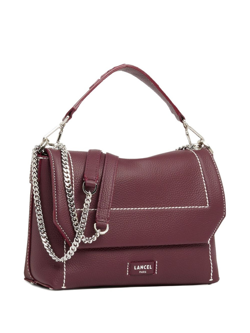 medium leather flap tote bag 3