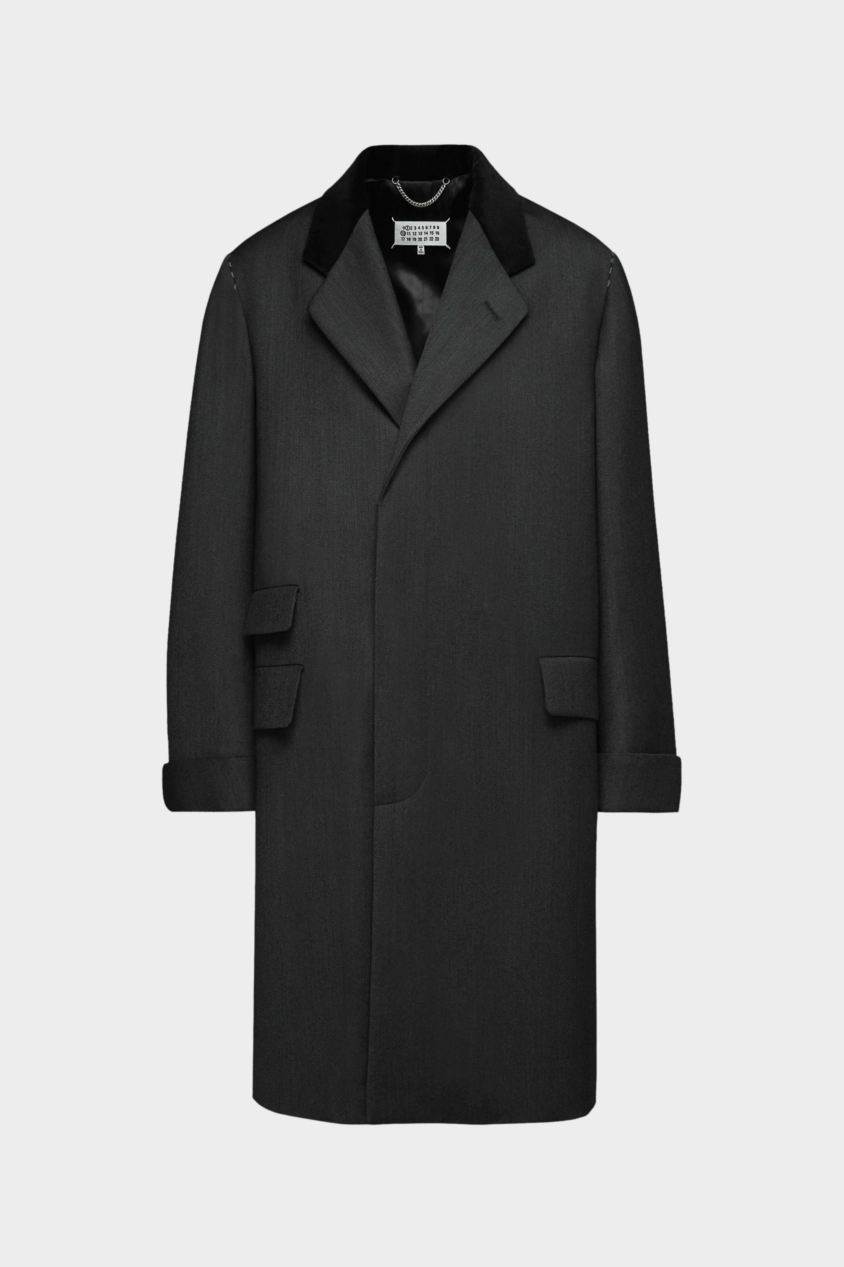 work-in-progress wool coat - 2