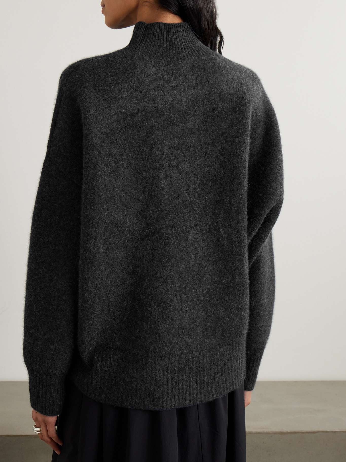Nantes organic cashmere sweater Gray - 3