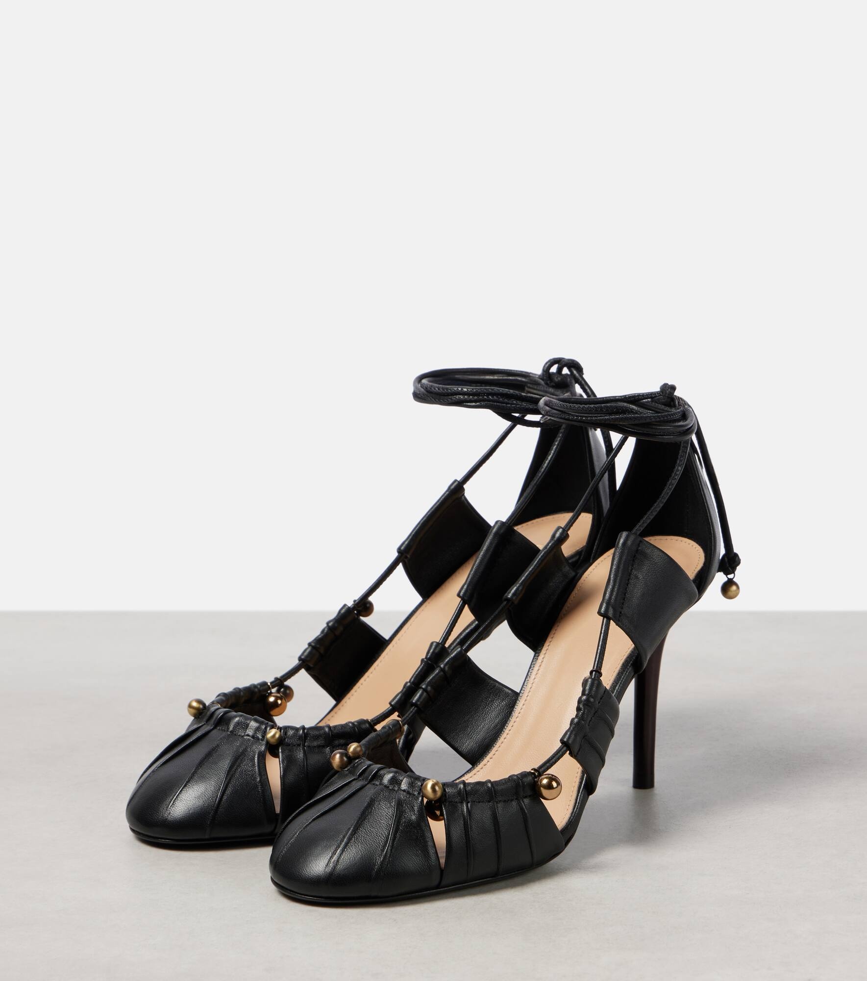 Luna leather pumps - 5