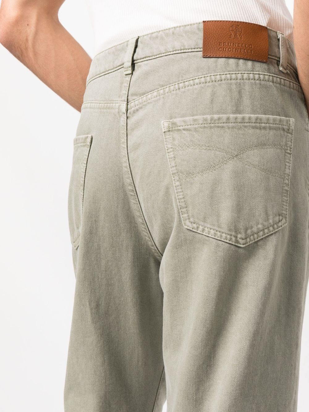 straight-leg denim jeans - 5